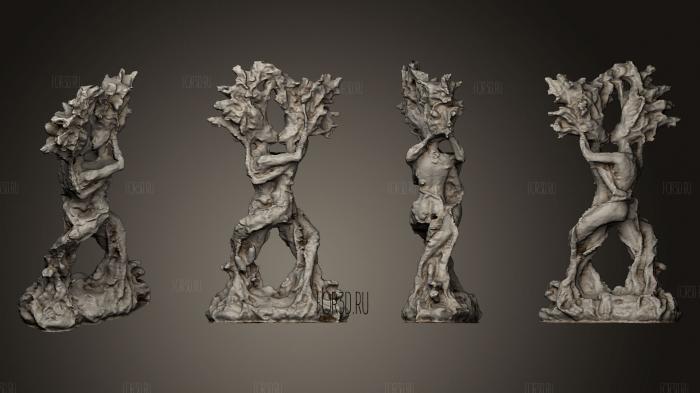 Love And Trees stl model for CNC